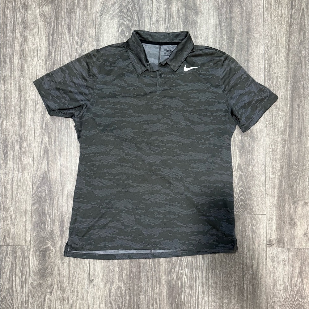 Nike Men's Black Polo Shirt